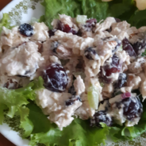 delicious chicken waldorf salad